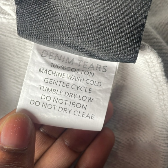 Denim Tears Gray Hoodie - Picture 4 of 5